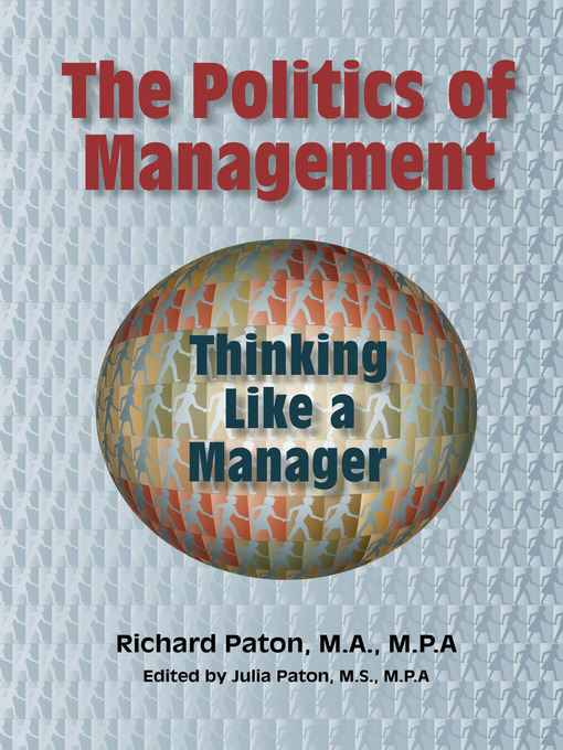 Title details for The Politics of Management by Richard Paton - Available